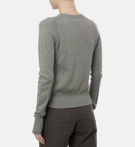 سترة غالواي طويلة الأكمام محبوكة