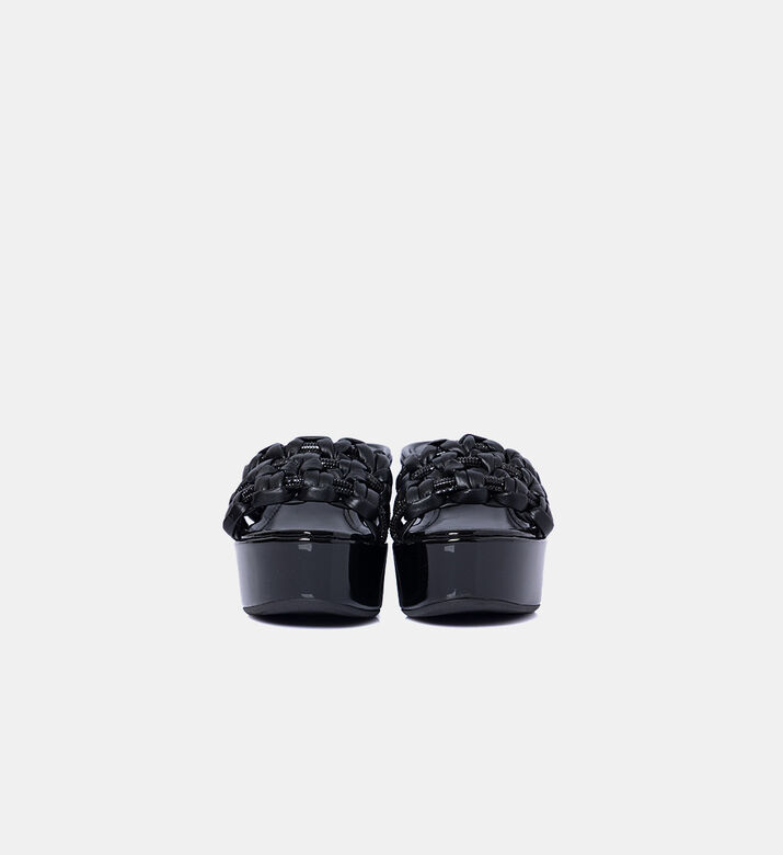 Baldinini Braided Strap Platform Slides, Packshot View