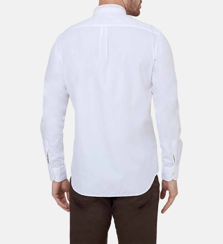 Contrasting Print Shirt