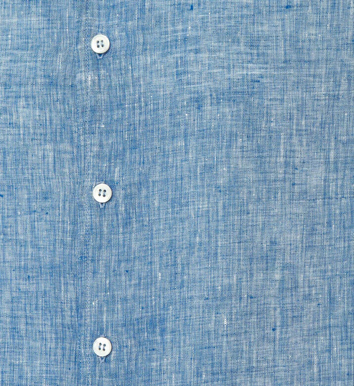 Linen Straight Hem Shirt