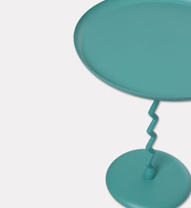 Leitmotiv Zig-zag Monochrome Side Table, Blue, Packshot View