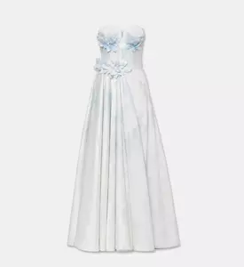 L Atelier Du Luxe Silk Organza Jacquard Gown, Packshot View