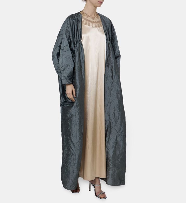 BARG Elasticated Gathering Oversized Abaya, Model View