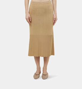 Ribbed Slim-fit Midi Skirt Ribbed Slim-fit Midi Skirt