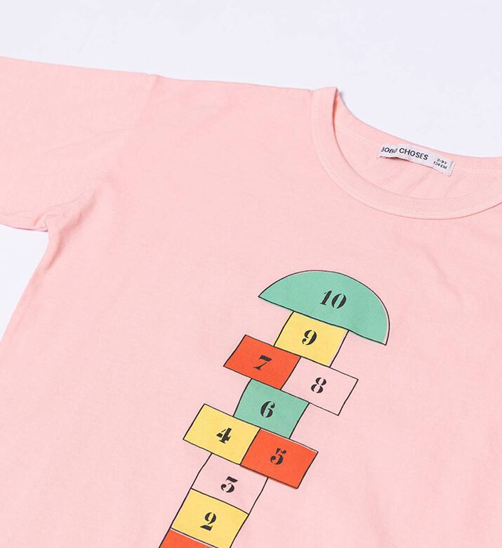 Bobo Choses Hopscotch-print Short-sleeve T-shirt, Packshot View