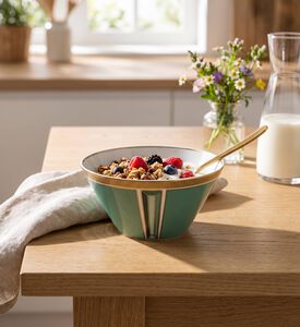 Vista Alegre Emerald Cereal Bowl, Model View