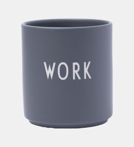 كوب محفور عليه نقش مناسبات مفضلة بكلمة وورك 8 × 8.5 سم