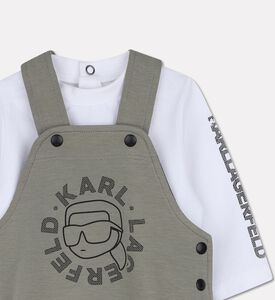 Karl Lagerfeld Dungarees  Long-sleeve T-shirt Set, Packshot View