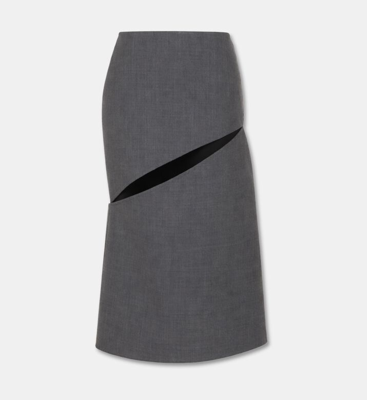 Jil Sander Skirt 131 Db, Grey, 40, Packshot View