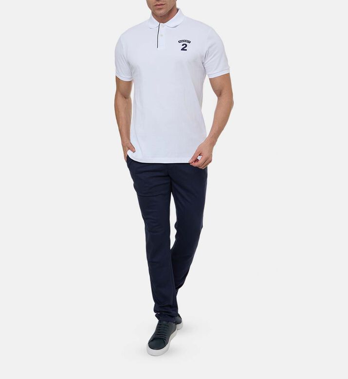 Hackett London Polo Heriyage, White, M, Model View Hackett London Polo Heriyage, White, M, Model View