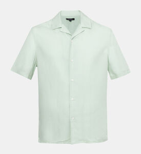 قميص ميرتيل منسوج بأكمام قصيرة