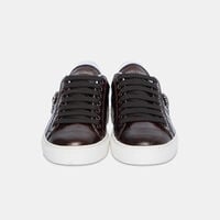 Rc Monogram Croc Leather Sneakers