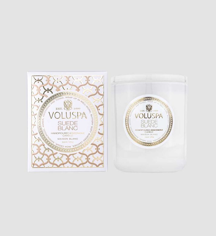 Suede Blanc Classic Candle