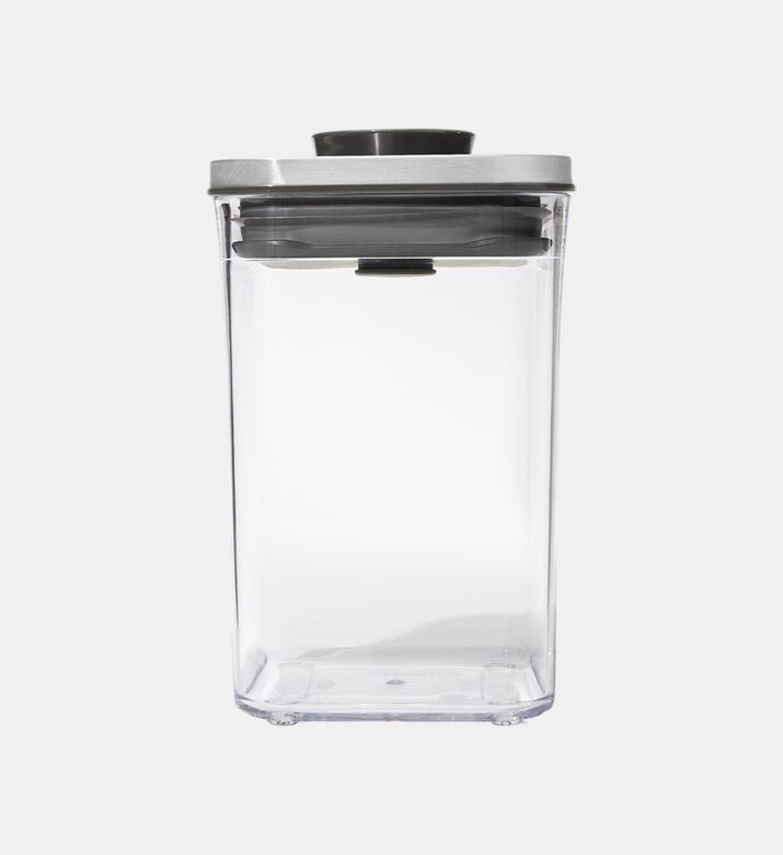 Steel Pop Square Short Container