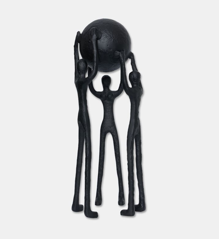 Home Deco and More Teamwork Sphere Figurine Sculpture, Packshot View