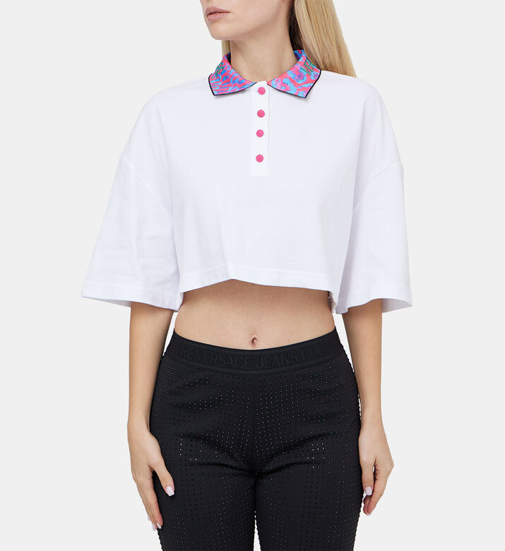 قميص قطن قصير بلوغو العلامة