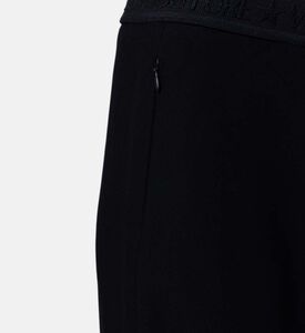 Crepe Wide Legs Logo Trousers