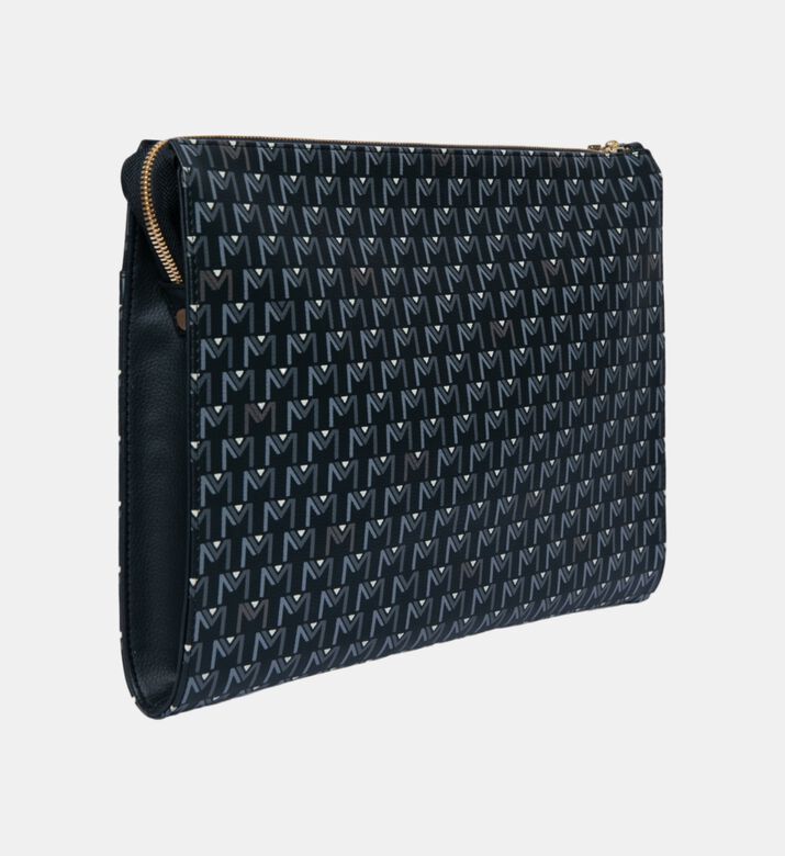 Vegan Leather Monogram Laptop Pouch Vegan Leather Monogram Laptop Pouch