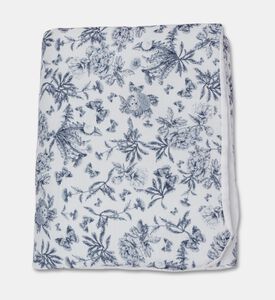 Tartine et Chocolat Reversible Baby Blanket, Blue, Packshot View