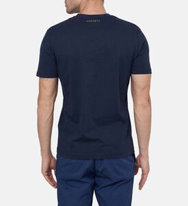 تيشيرت قطن بطبعة شعار