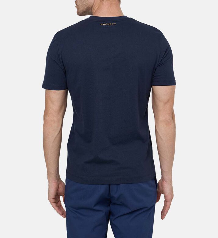 تيشيرت قطن بطبعة شعار