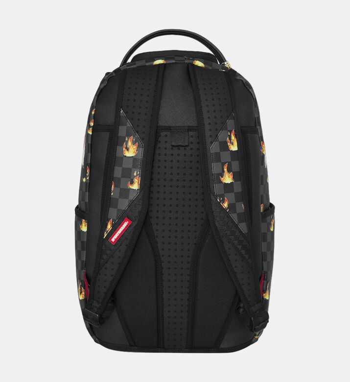 Sprayground Backpack Scribble Fire Check, Packshot View