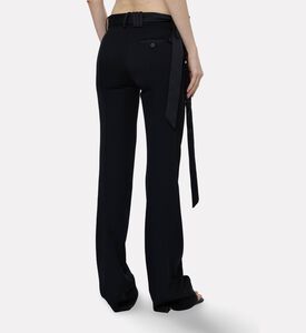 The Attico Side-drape Tailored Trousers, Model View