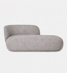 Home Deco and More Lectus Serpentine Lounge Sofa, Grey, Packshot View