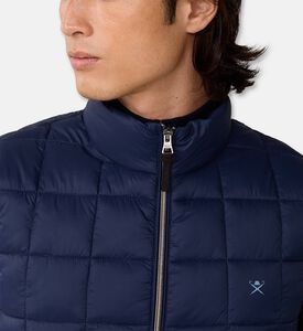 Hackett London Gilet Ultra, Navy, L, Model View