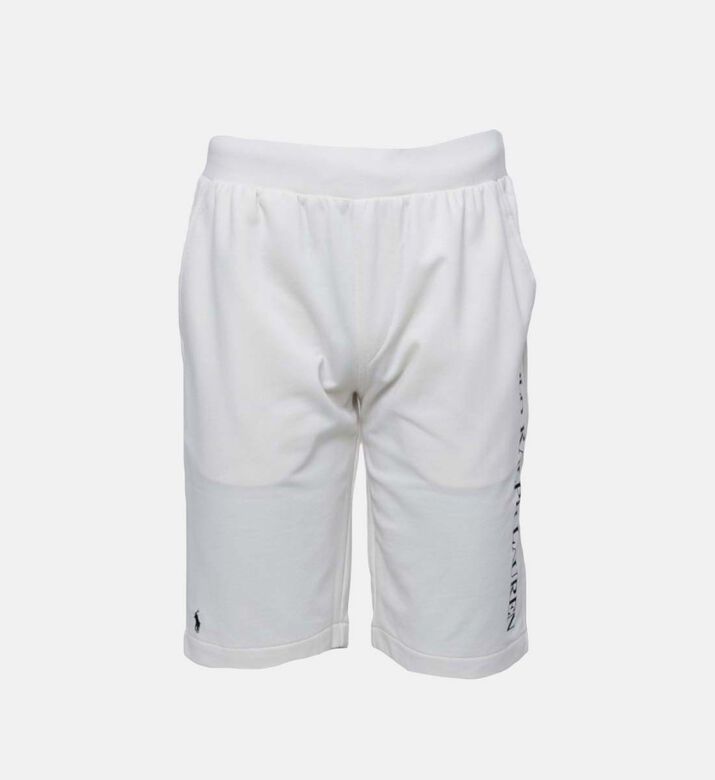 Cotton Leg Logo-print Shorts