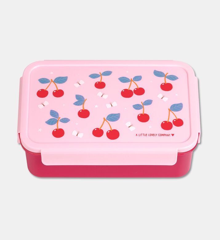 A Little Lovely Company Bento Box - Cherries, Packshot View