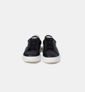 Lace-up Logo Printed Leather Sneakers Lace-up Logo Printed Leather Sneakers