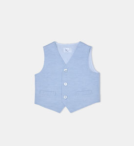 طقم بدلة مزينة بعقدة 3 قطع