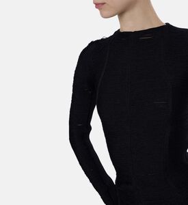 Ribbed Long-sleeve Sweater Ribbed Long-sleeve Sweater