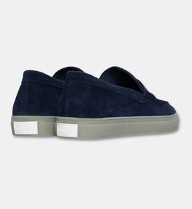 Roberto Cavalli Suede Slip-on Loafers, Navy, Eu-44, Packshot View
