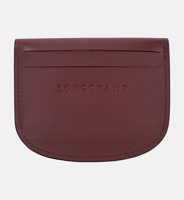 Longchamp Cardholder Epure, Burgundy, Packshot View