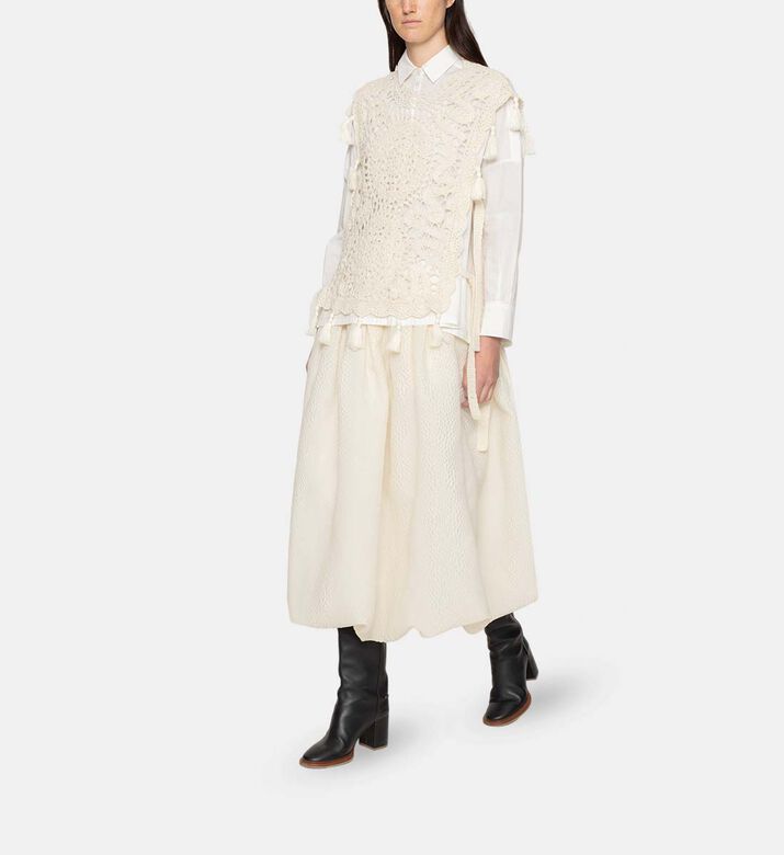Nara Crocheted Vest Long-sleeve Shirt Nara Crocheted Vest Long-sleeve Shirt