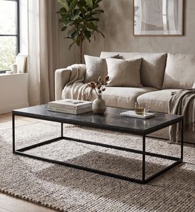 PR-Living & Muundo Damo Italian Ceramic Coffee Table, Packshot View
