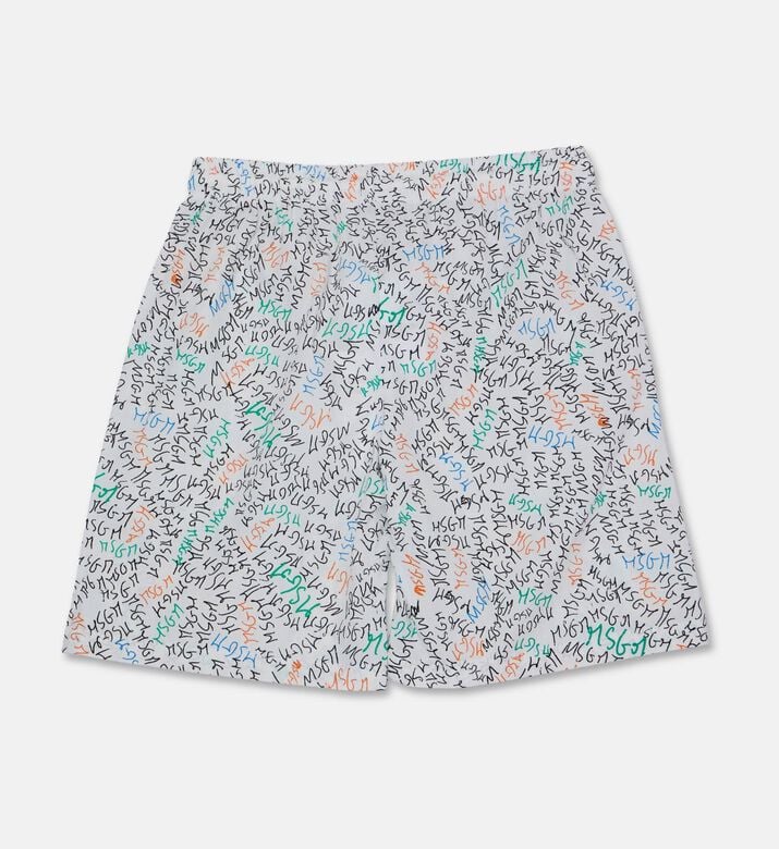 M S G M All-over Logo-print Regular-fit Shorts, Packshot View