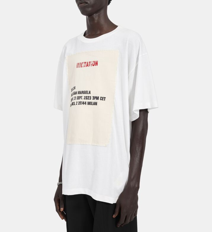 تيشيرت قطن بطبعة