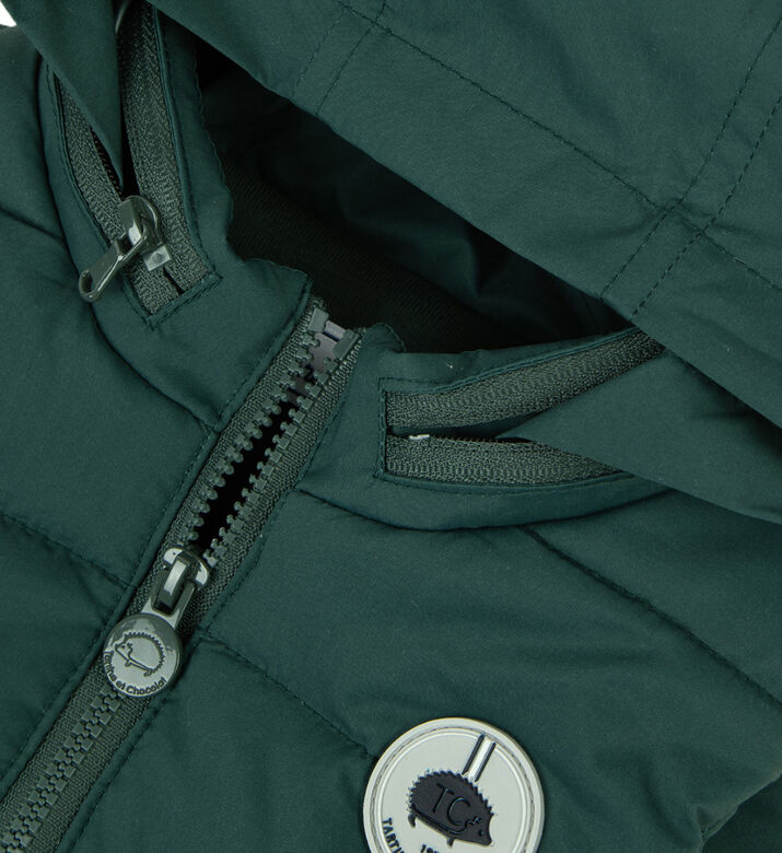 Parka Logo-badge Padded Vest
