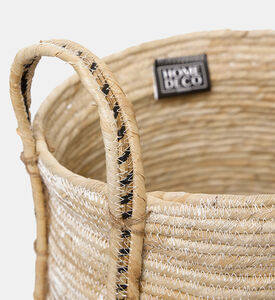 Home Deco and More Corn Husk Basket, Natural, S, Packshot View
