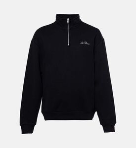 Les Deux Embroidered Half-zip Sweatshirt, Packshot View
