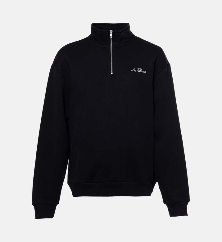 Les Deux Embroidered Half-zip Sweatshirt, Packshot View