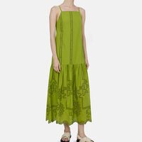 Broderie Anglaise Midi Dress