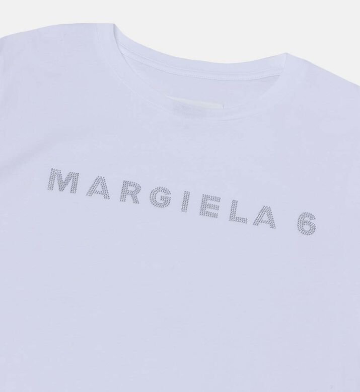 Rhinestone Logo Jersey T-shirt