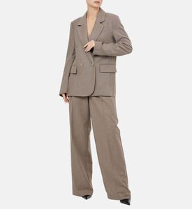 Double-breasted Flap Pockets Jacket