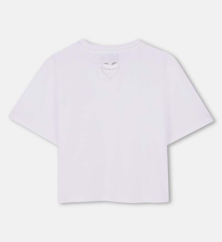 Hollow-heart Short-sleeve T-shirt Hollow-heart Short-sleeve T-shirt