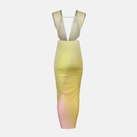 Sleeveless V-neck Maxi Dress