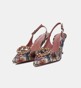Gary Floral Slingbacks Heels